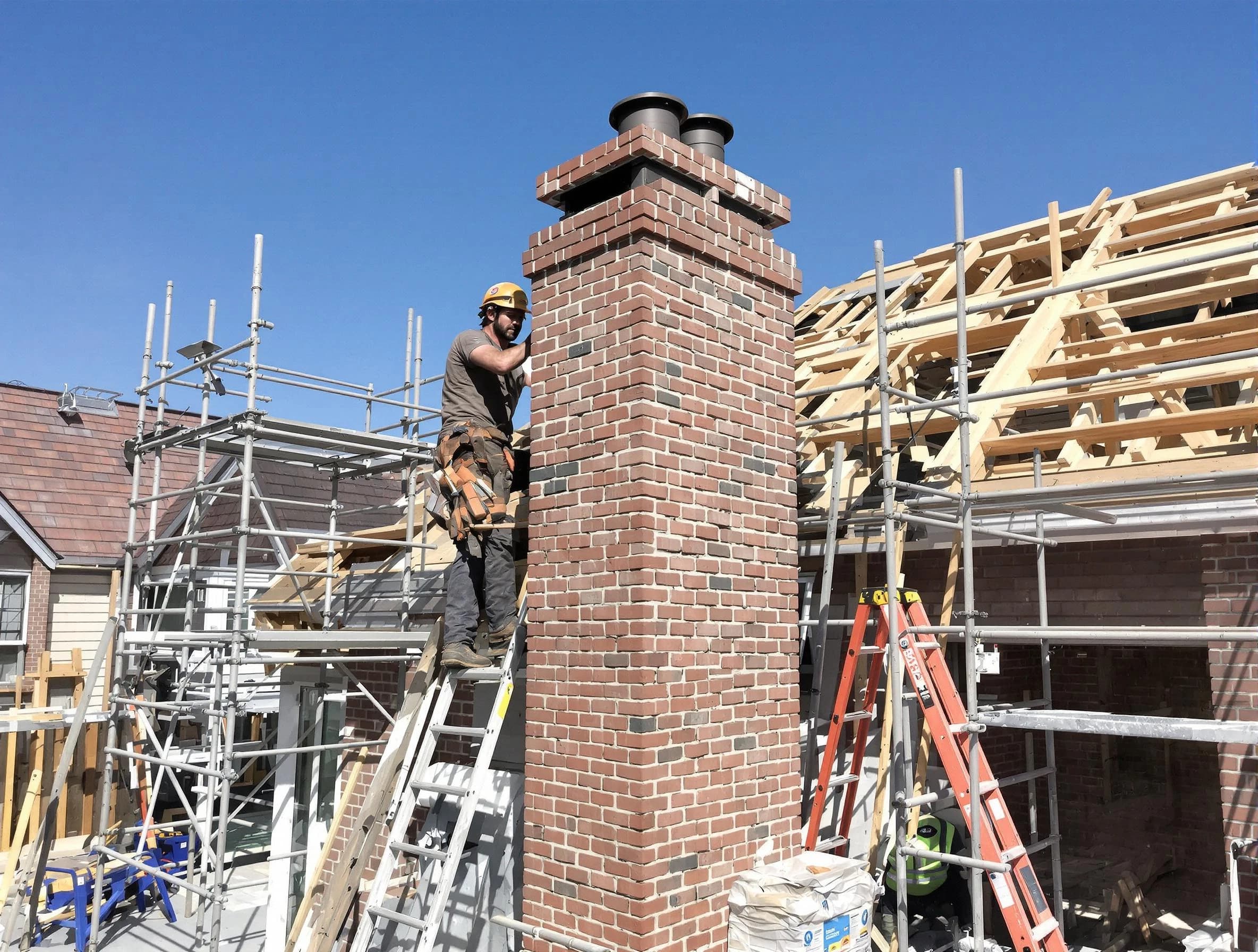 New chimney installation completed by Clarkston Chimney Sweep in Clarkston, GA
