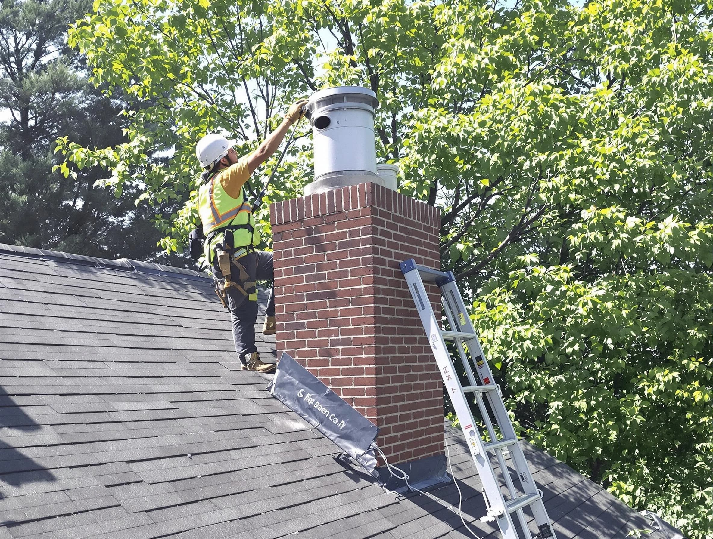 Chimney liner inspection by Clarkston Chimney Sweep in Clarkston, GA