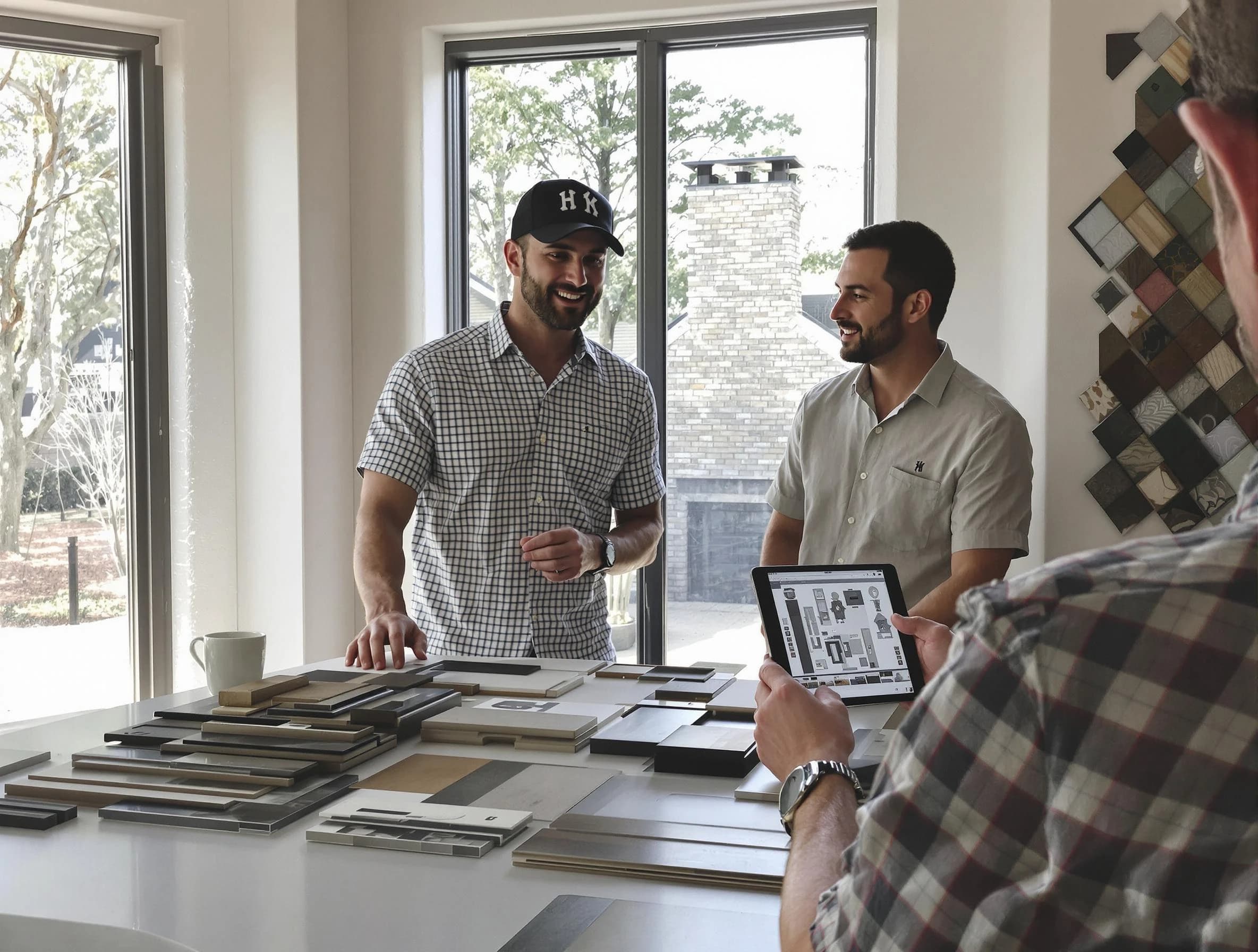 Clarkston Chimney Sweep remodeling a chimney and fireplace in Clarkston, GA