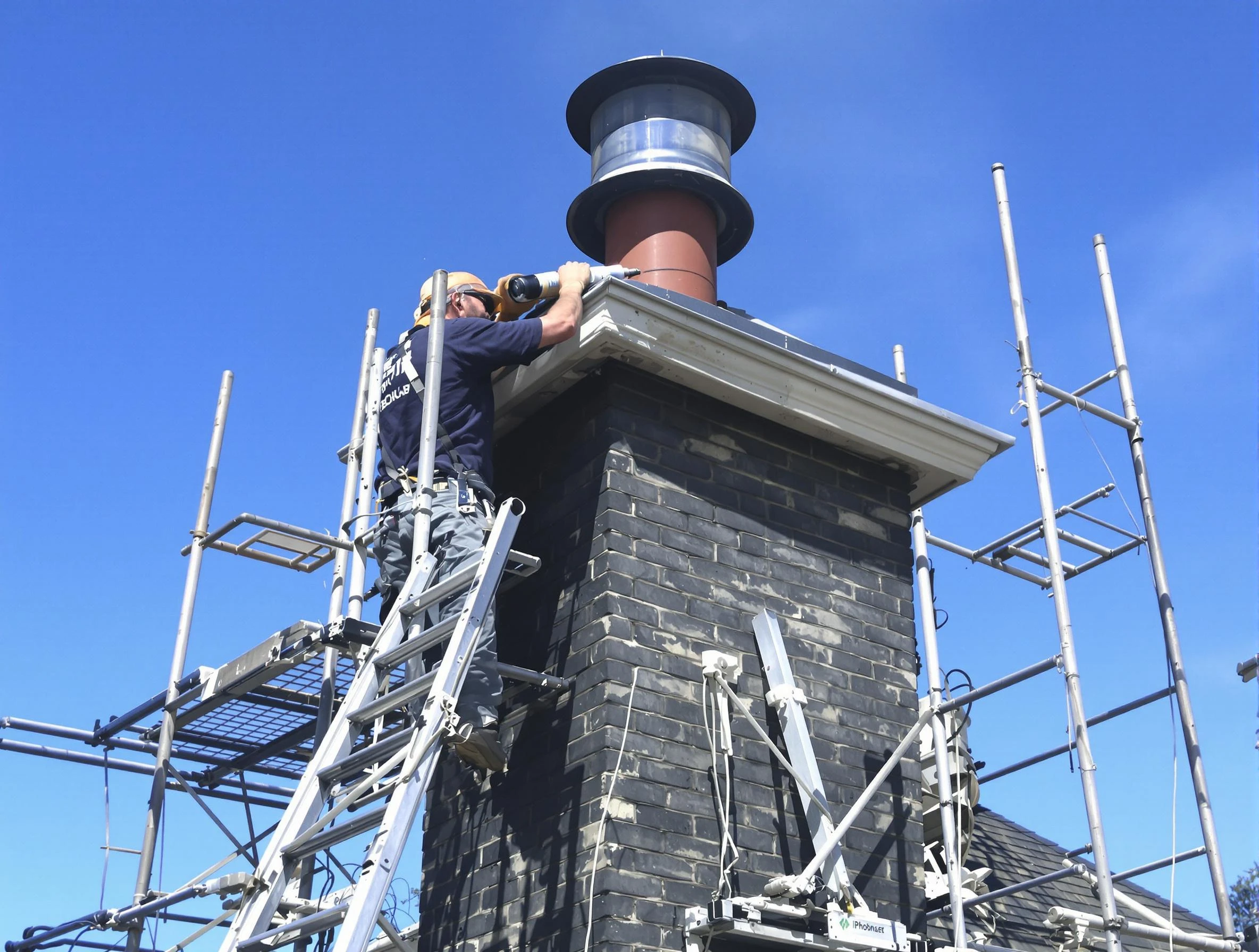 Sturdy chimney crown finished by Clarkston Chimney Sweep in Clarkston, GA