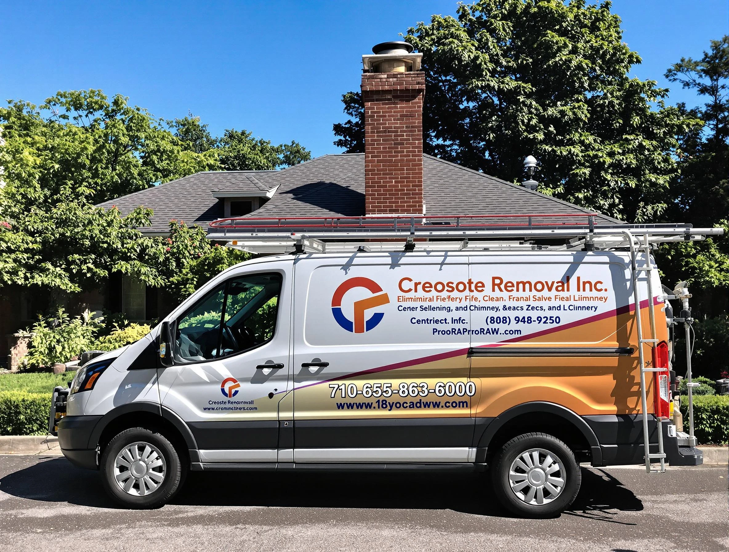 Clarkston Chimney Sweep technician removing creosote safely in Clarkston, GA